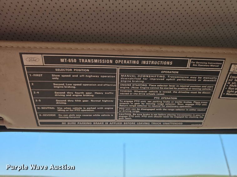 image for item EF3837 1976 Ford 8000 pumper fire truck