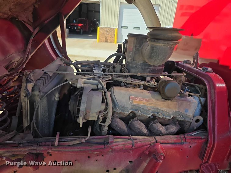 image for item EF3837 1976 Ford 8000 pumper fire truck