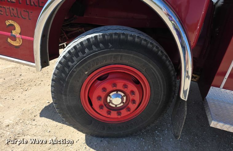 image for item EF3837 1976 Ford 8000 pumper fire truck