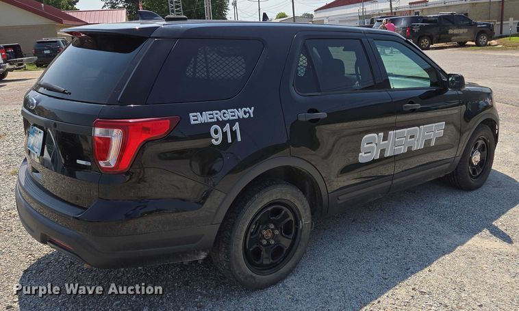 image for item EM0646 2018 Ford Explorer Police Interceptor SUV