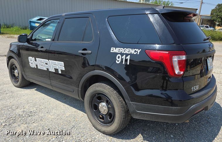 image for item EM0646 2018 Ford Explorer Police Interceptor SUV