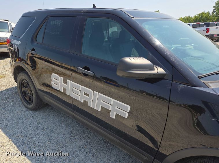 image for item EM0646 2018 Ford Explorer Police Interceptor SUV