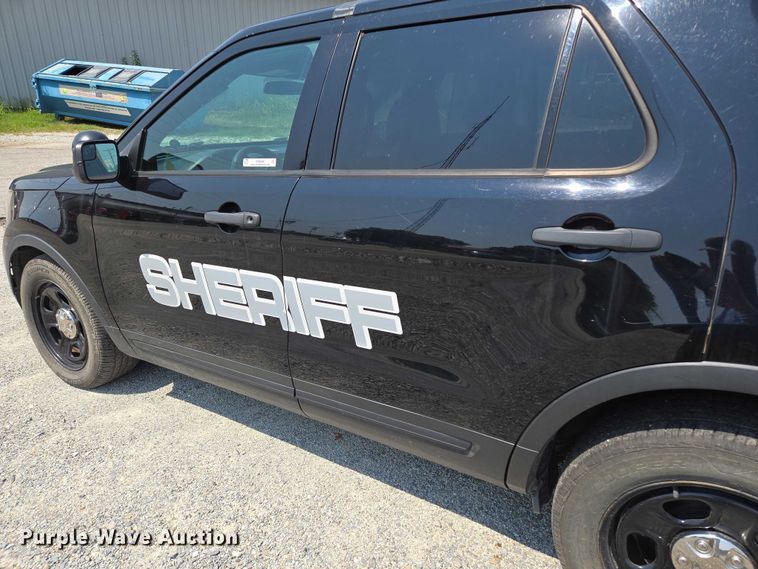 image for item EM0646 2018 Ford Explorer Police Interceptor SUV