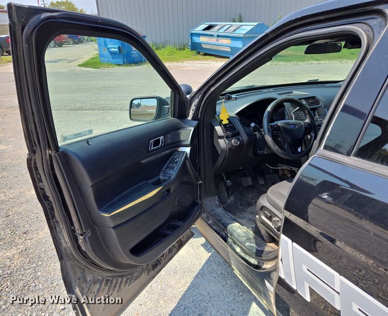 image for item EM0646 2018 Ford Explorer Police Interceptor SUV