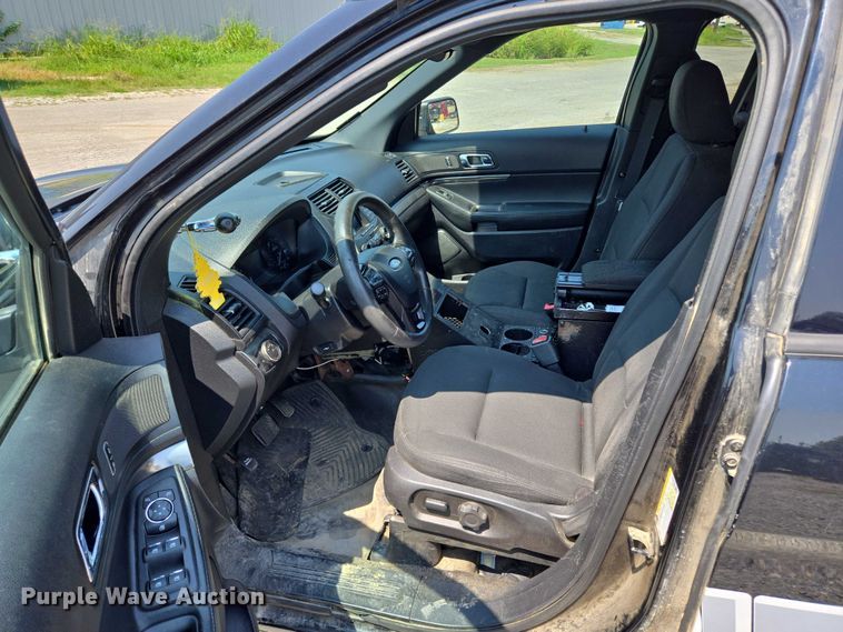 image for item EM0646 2018 Ford Explorer Police Interceptor SUV