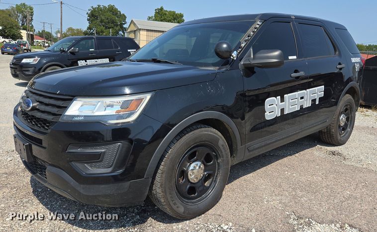 image for item EM0647 2018 Ford Explorer Police Interceptor SUV