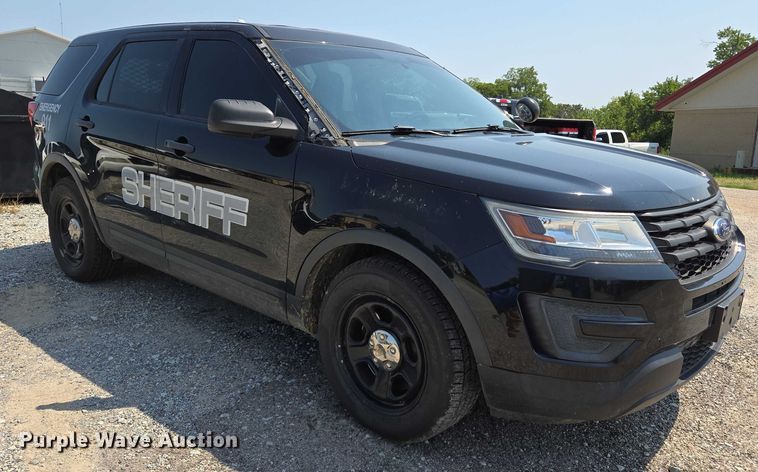 image for item EM0647 2018 Ford Explorer Police Interceptor SUV