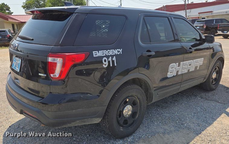 image for item EM0647 2018 Ford Explorer Police Interceptor SUV