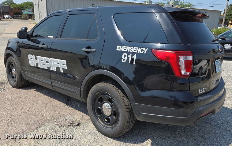 image for item EM0647 2018 Ford Explorer Police Interceptor SUV