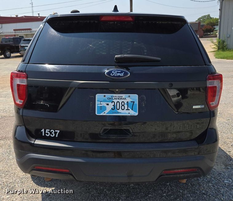 image for item EM0647 2018 Ford Explorer Police Interceptor SUV