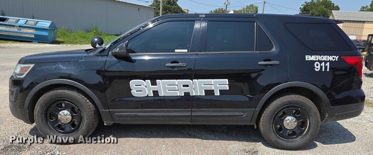 image for item EM0647 2018 Ford Explorer Police Interceptor SUV