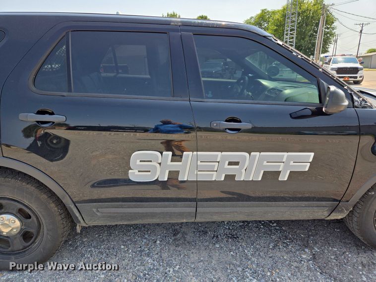 image for item EM0647 2018 Ford Explorer Police Interceptor SUV