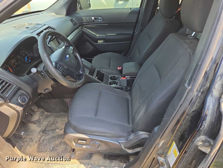 image for item EM0647 2018 Ford Explorer Police Interceptor SUV