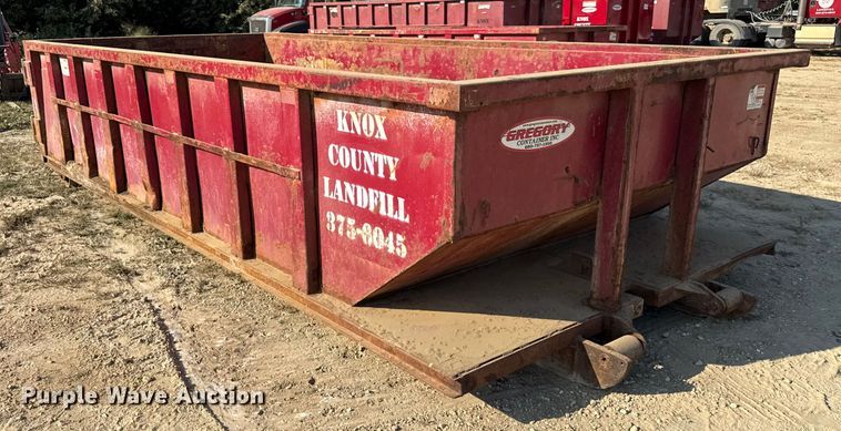 image for item ER0112 Gregory  roll-off dumpster