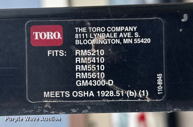 image for item ER2355 Toro Groundmaster 4300D lawn mower