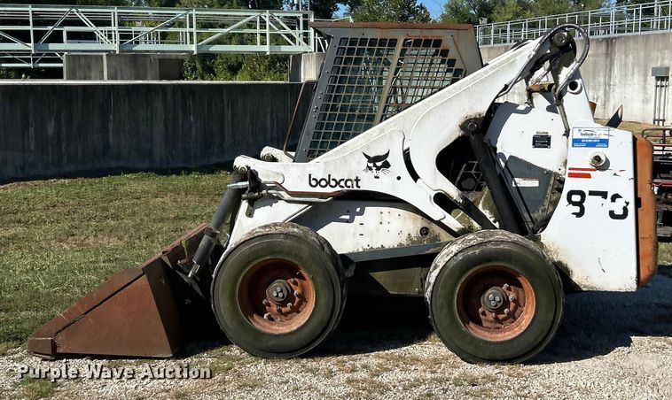 image for item ET3144 1999 Bobcat 873 skid steer loader