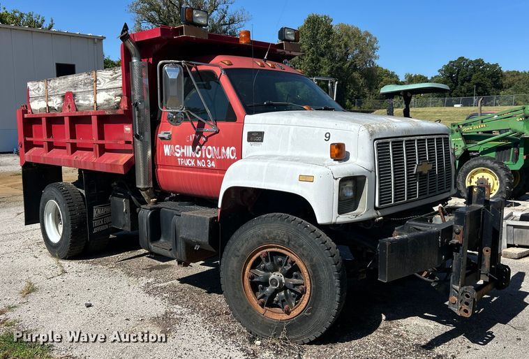 image for item ET3145 1993 Chevrolet Kodiak C6500 dump truck