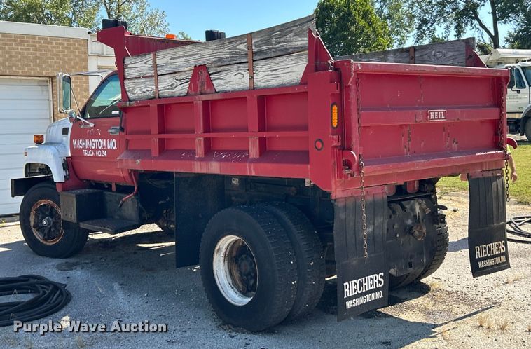image for item ET3145 1993 Chevrolet Kodiak C6500 dump truck