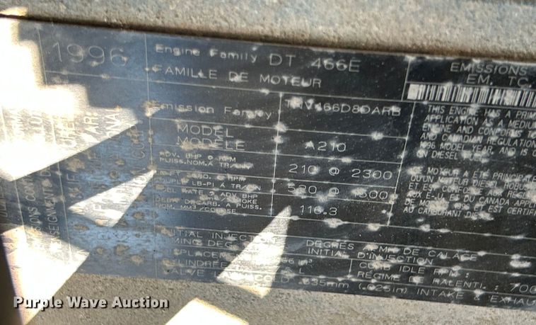 image for item ET3487 1997 International 4700 forestry bucket truck