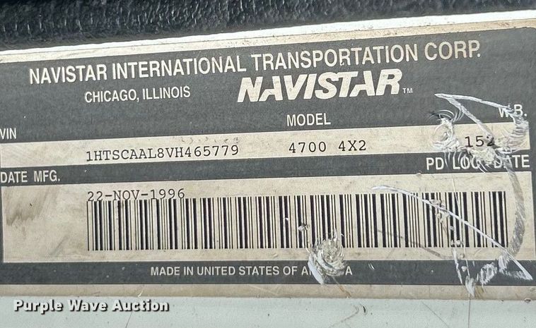 image for item ET3487 1997 International 4700 forestry bucket truck