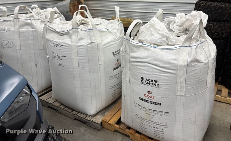 image for item ET4571 (3) bags of coal slag abrasive blasting media