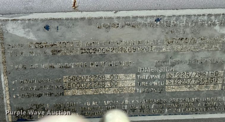 image for item ET4627 2004 Wells Cargo enclosed cargo trailer