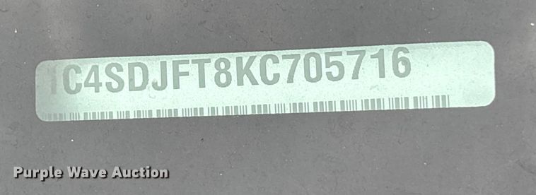 image for item ET4630 2019 Dodge Durango SSV SUV