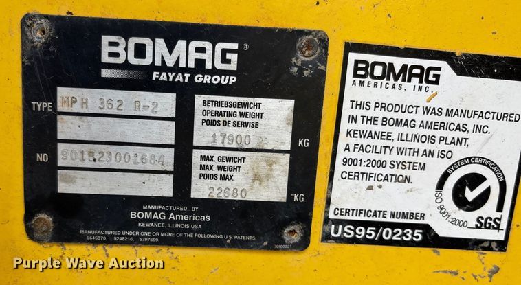 image for item ET4641 Bomag MPH 362R-2 soil stabilizer / recycler