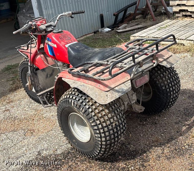 image for item ET4648 1984 Honda All terrain ATC 200 ES ATV
