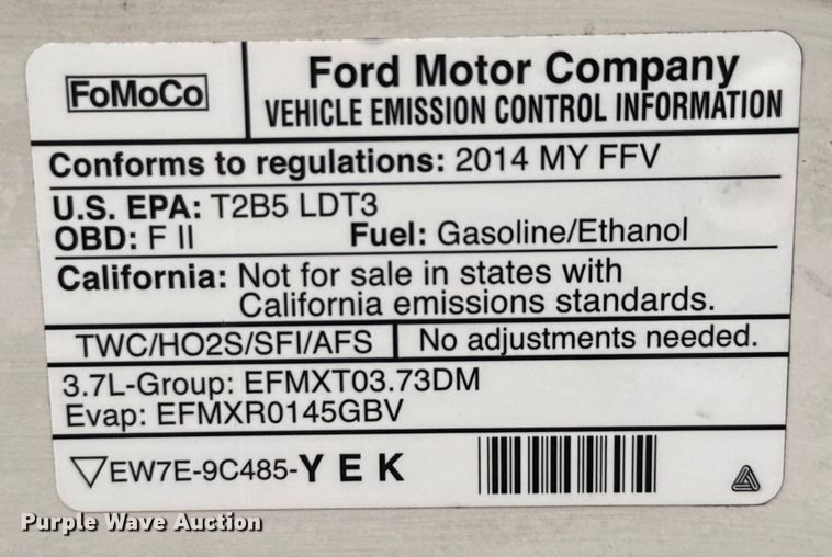 image for item EU0035 2014 Ford Explorer Police Interceptor SUV