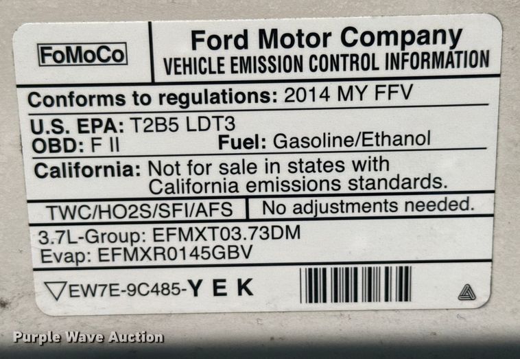 image for item EU0036 2014 Ford Explorer Police Interceptor SUV