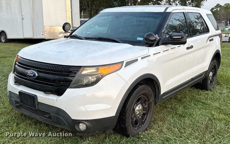 image for item EU0037 2014 Ford Explorer Police Interceptor SUV