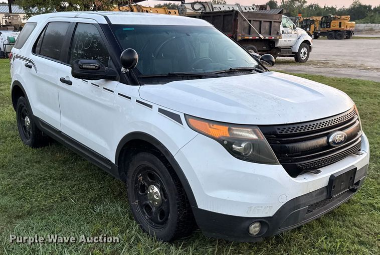 image for item EU0037 2014 Ford Explorer Police Interceptor SUV
