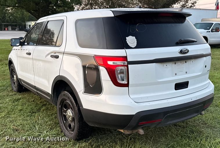 image for item EU0037 2014 Ford Explorer Police Interceptor SUV