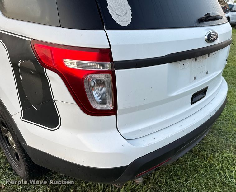 image for item EU0037 2014 Ford Explorer Police Interceptor SUV