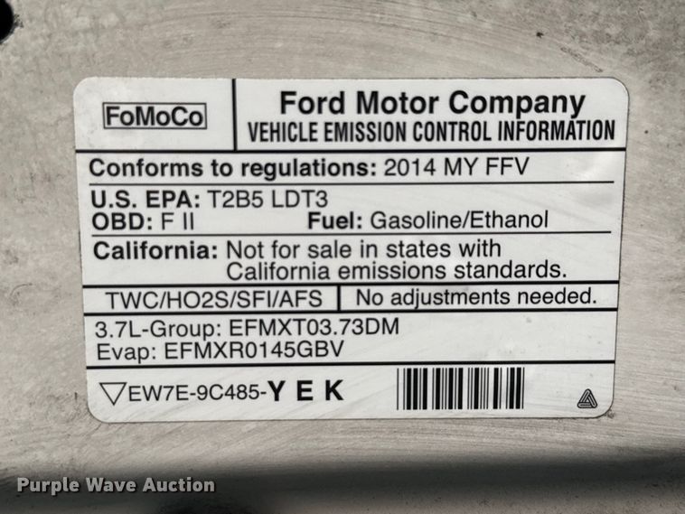 image for item EU0037 2014 Ford Explorer Police Interceptor SUV