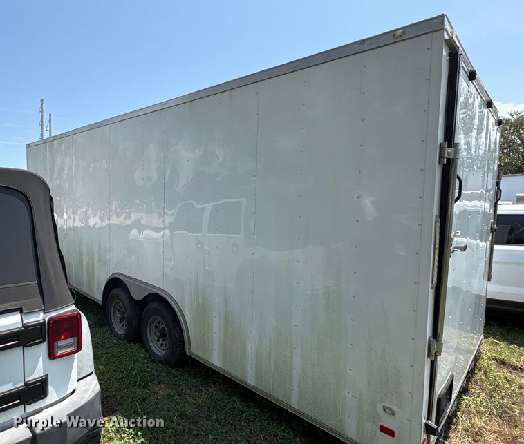 image for item EU0038 2020 Covered Wagon enclosed cargo trailer