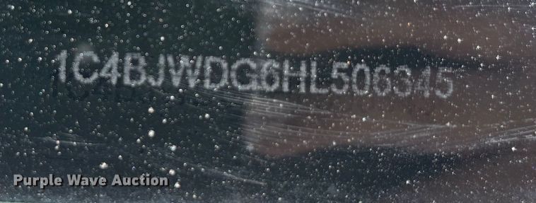 image for item EU0039 2017 Jeep Wrangler SUV