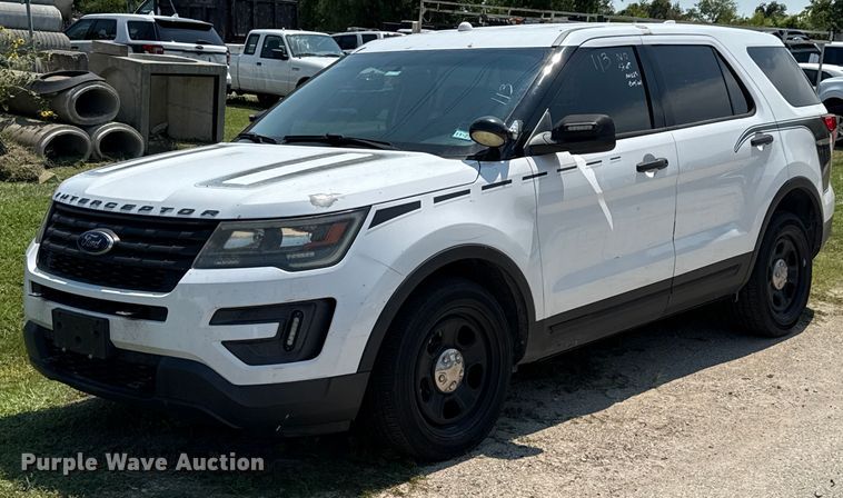 image for item EU0041 2017 Ford Explorer Police Interceptor SUV