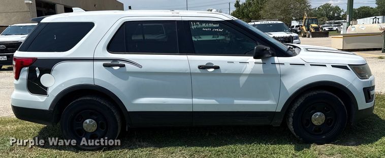 image for item EU0041 2017 Ford Explorer Police Interceptor SUV