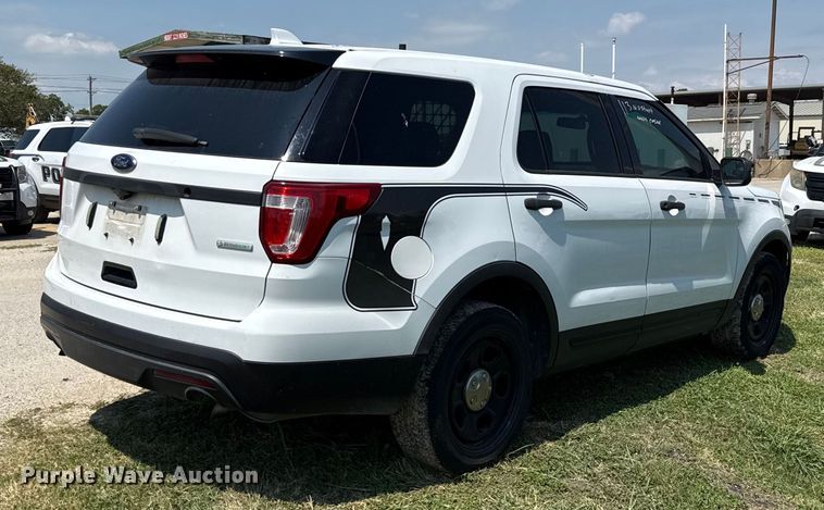 image for item EU0041 2017 Ford Explorer Police Interceptor SUV