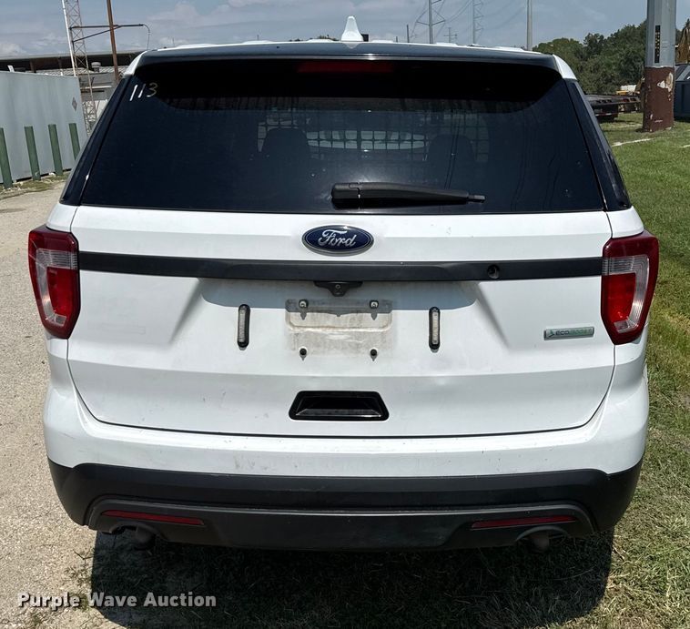 image for item EU0041 2017 Ford Explorer Police Interceptor SUV