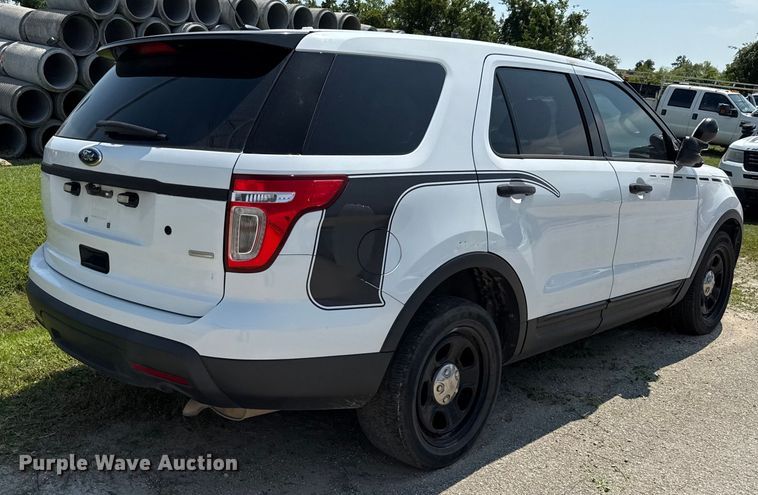 image for item EU0042 2014 Ford Explorer Police Interceptor SUV
