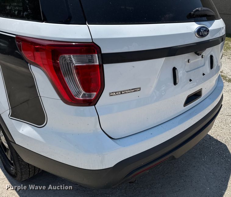image for item EU0048 2017 Ford Explorer Police Interceptor SUV