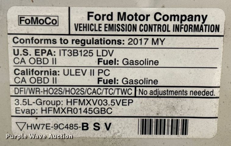 image for item EU0048 2017 Ford Explorer Police Interceptor SUV