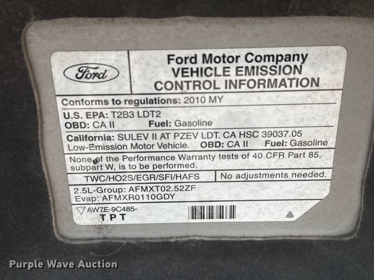 image for item EU0052 2010 Ford Escape Hybrid SUV