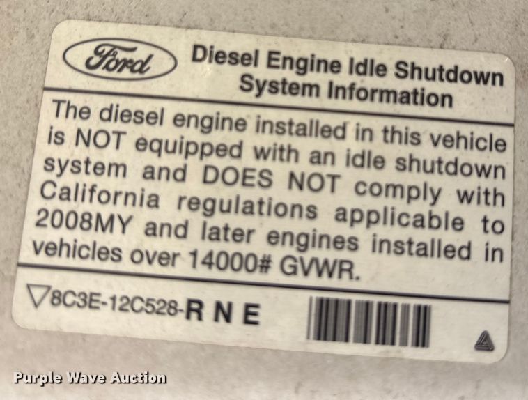 image for item EU0055 2009 Ford F550 utility / service truck