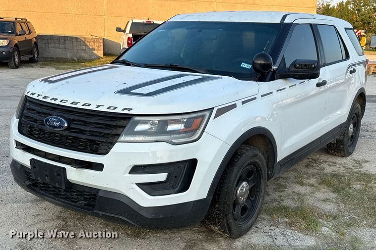 image for item EU0057 2017 Ford Explorer Police Interceptor SUV
