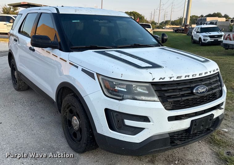 image for item EU0057 2017 Ford Explorer Police Interceptor SUV