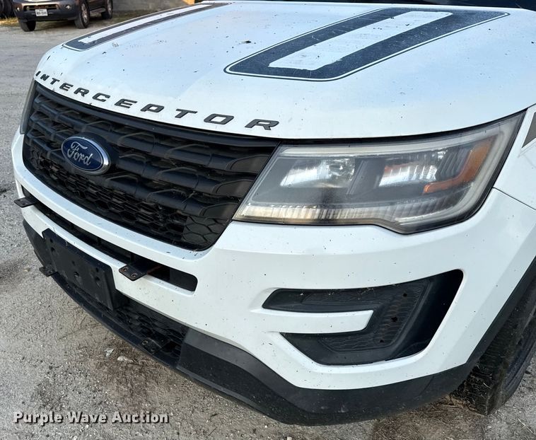 image for item EU0057 2017 Ford Explorer Police Interceptor SUV